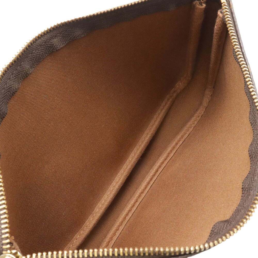 LOUIS VUITTON Brown Monogram Pochette Mini Bag - Picture 8 of 9